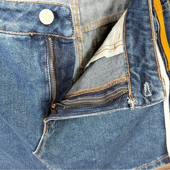 PacSun denim miniskirt side stripes size 28 - Picture 7 of 7